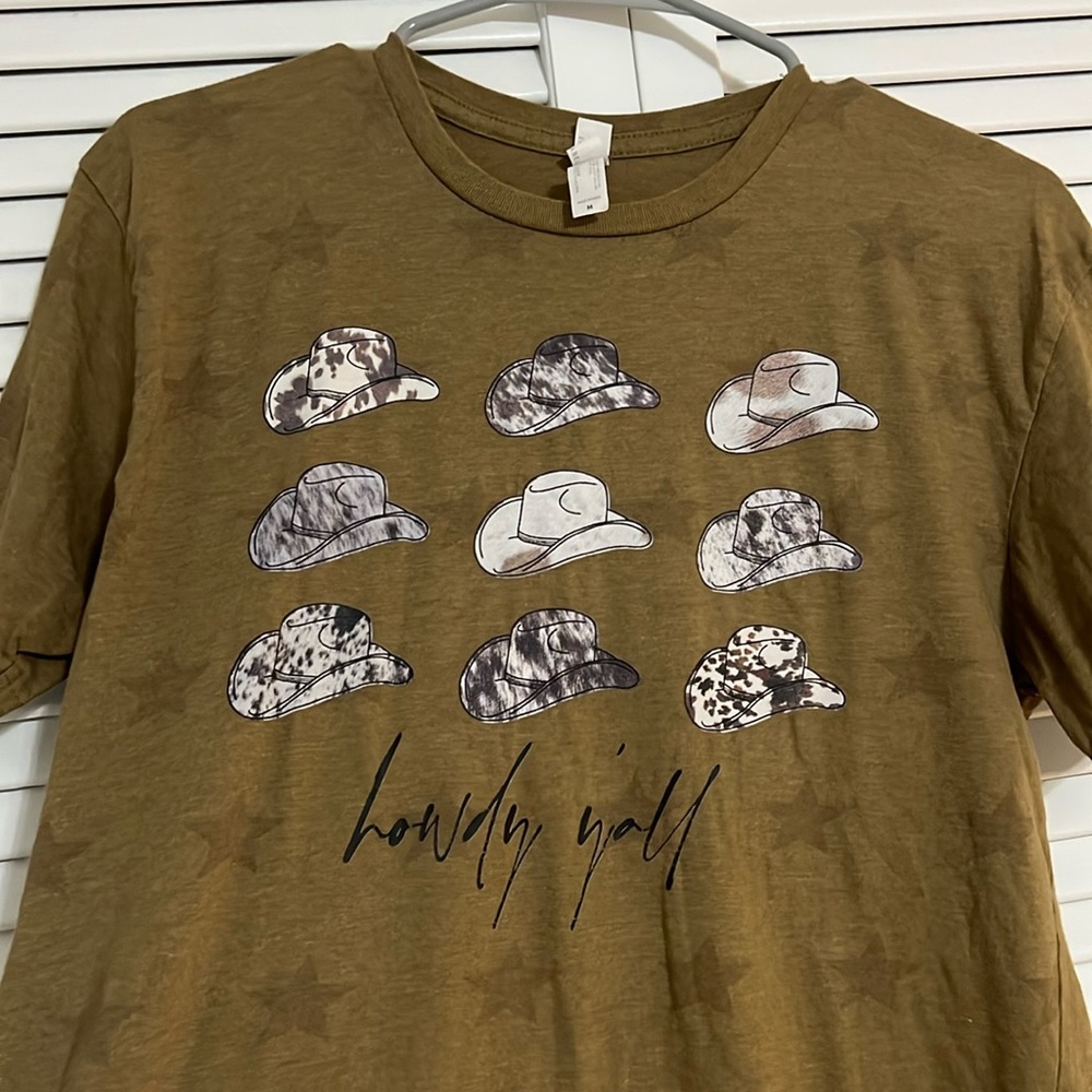 Howdy Y’all Cowboy Hats Graphic Tee